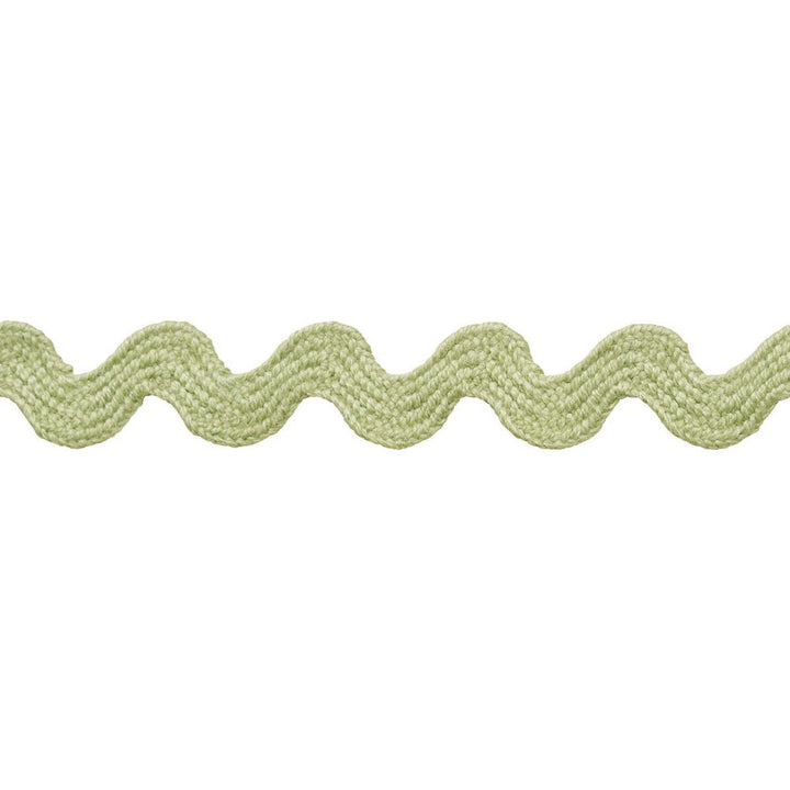 Ric Rac Tape Small Celadon 82702 by Schumacher Designer Trim New Old-Fashioned - Swanky Fabrics -