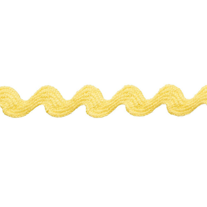 Ric Rac Tape Small Yellow 82708 by Schumacher Designer Trim New Old-Fashioned - Swanky Fabrics -