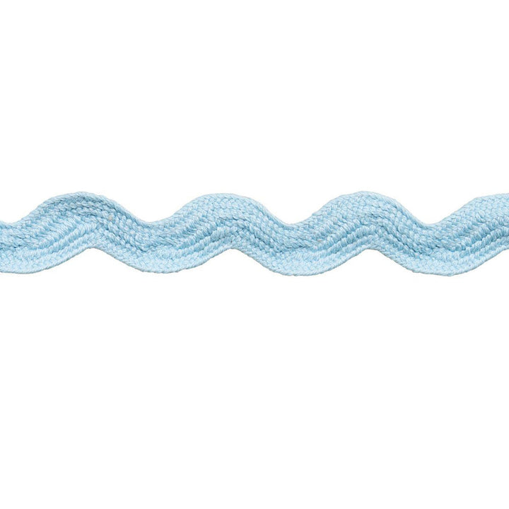 Ric Rac Tape Medium Pale Blue 82717 by Schumacher Designer Trim New Old-Fashioned - Swanky Fabrics -