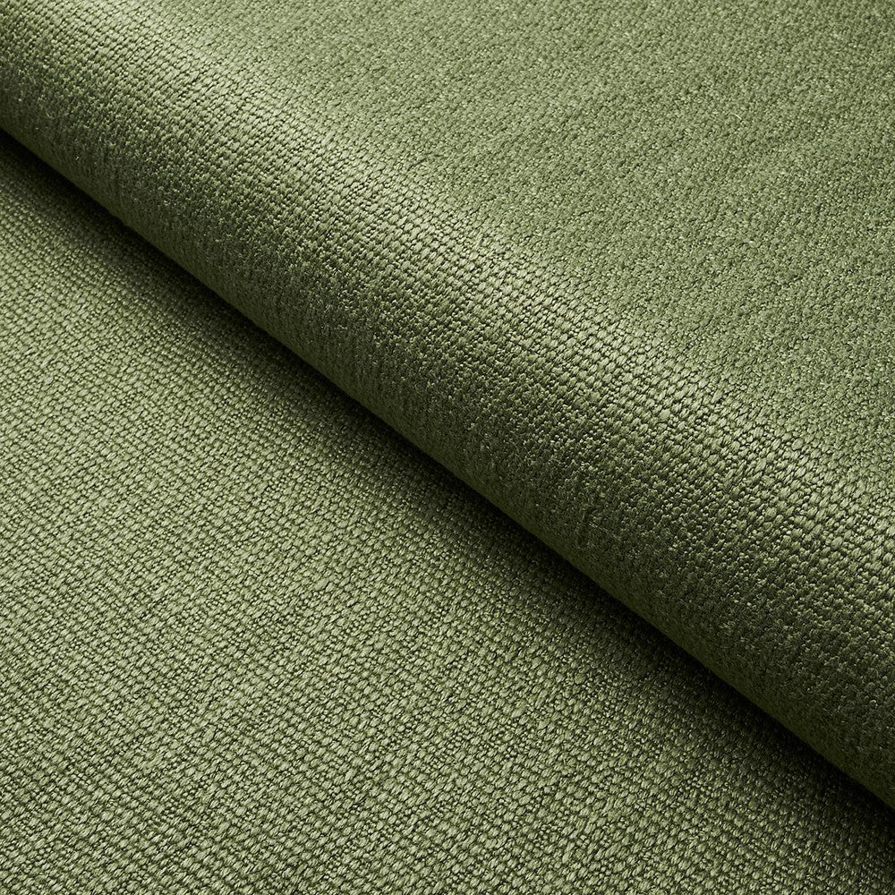 Finn Heavyweight Linen Moss 75689 by Schumacher Designer Fabric Perfect Basics: Linen 18.0" - Swanky Fabrics -