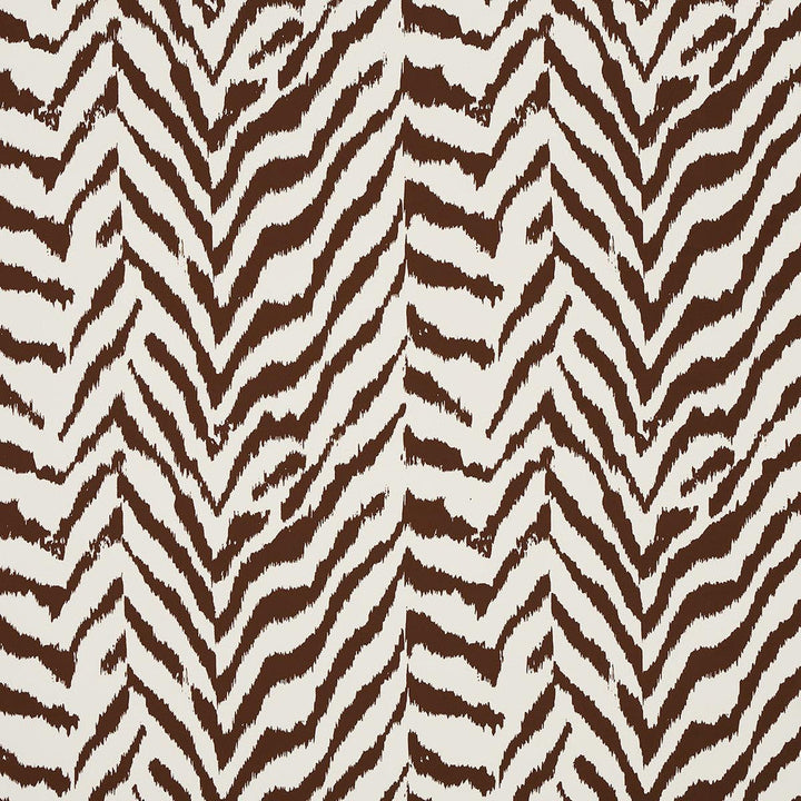 Quincy Cocoa 5014751 by Schumacher Designer Wallpaper Moon River 13.38" - Swanky Fabrics -