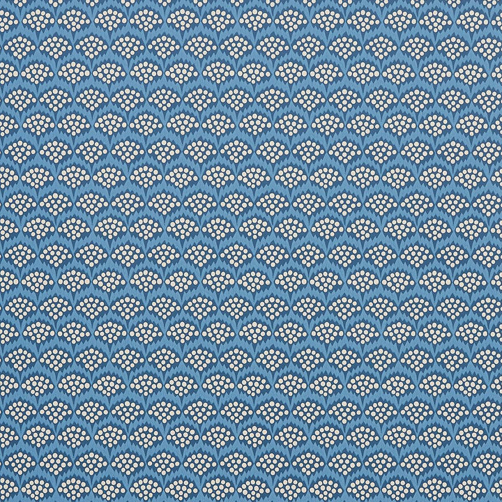 Pollen French Blue 5014960 by Schumacher Designer Wallpaper Neisha Crosland 20.5" - Swanky Fabrics -
