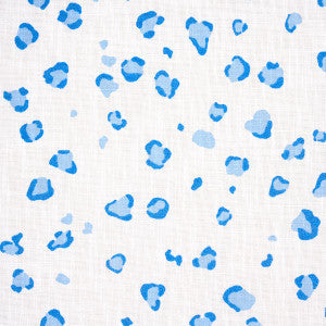 Schumacher Fabric Wild At Heart Indoor/ Outdoor Indigo 180941