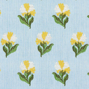 Schumacher Fabric Rosina Floral Marigold 82632