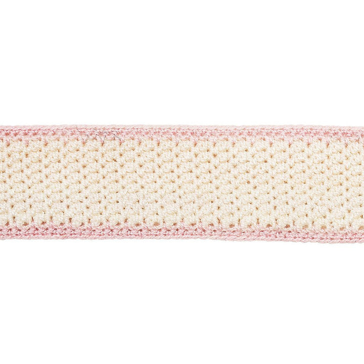 Sylvia Crochet Tape Petal 82673 by Schumacher Designer Trim New Old-Fashioned - Swanky Fabrics -