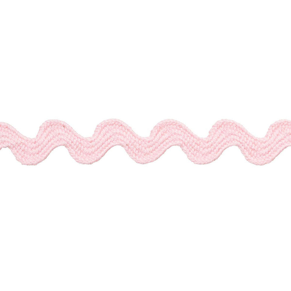 Ric Rac Tape Small Pale Pink 82700 by Schumacher Designer Trim New Old-Fashioned - Swanky Fabrics -