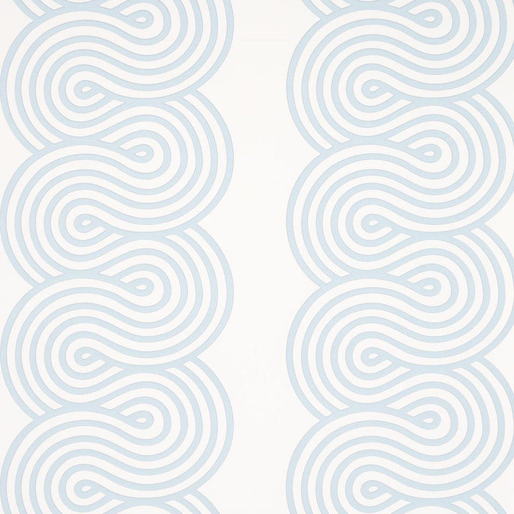 Giraldi Sky 5014791 by Schumacher Designer Wallpaper Moon River - Swanky Fabrics -