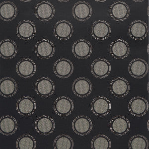 Schumacher Wallpaper Watermark Black & White 5015012