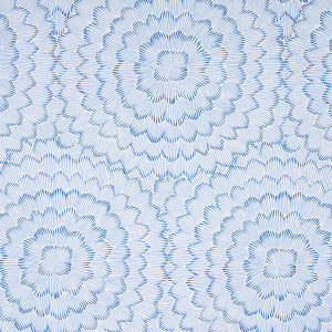 Schumacher Wallpaper Feather Bloom Blue 5013820