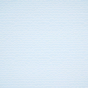 Schumacher Wallpaper Waves White On Sky 5007464
