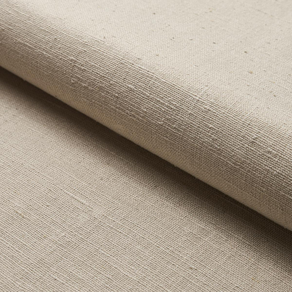Marco Performance Linen Sand 82626 by Schumacher Designer Fabric Perfect Basics: Linen - Swanky Fabrics -
