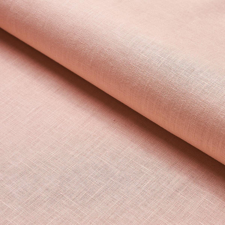 Lange Glazed Linen Blush 82682 by Schumacher Designer Fabric Perfect Basics: Linen - Swanky Fabrics -