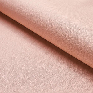 Schumacher Fabric Lange Glazed Linen Blush 82682