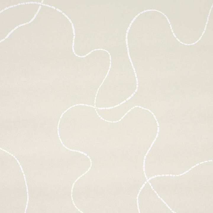Turini Light Beige 5014891 by Schumacher Designer Wallpaper Backdrop 54.0" - Swanky Fabrics -