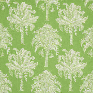 Schumacher Fabric Grand Palms Indoor/Outdoor Green 180960