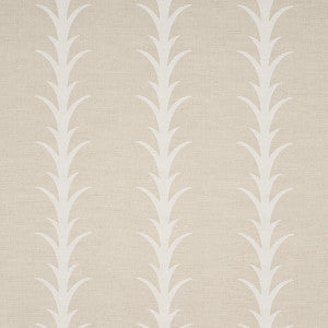Schumacher Fabric Acanthus Stripe Natural 177636