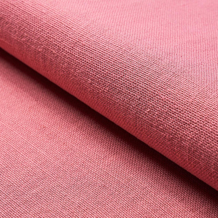 Piet Performance Linen Pink 82609 by Schumacher Designer Fabric Perfect Basics: Linen - Swanky Fabrics -