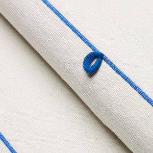 Schumacher Fabric Globo Knotted Handwoven Royal Blue 81380