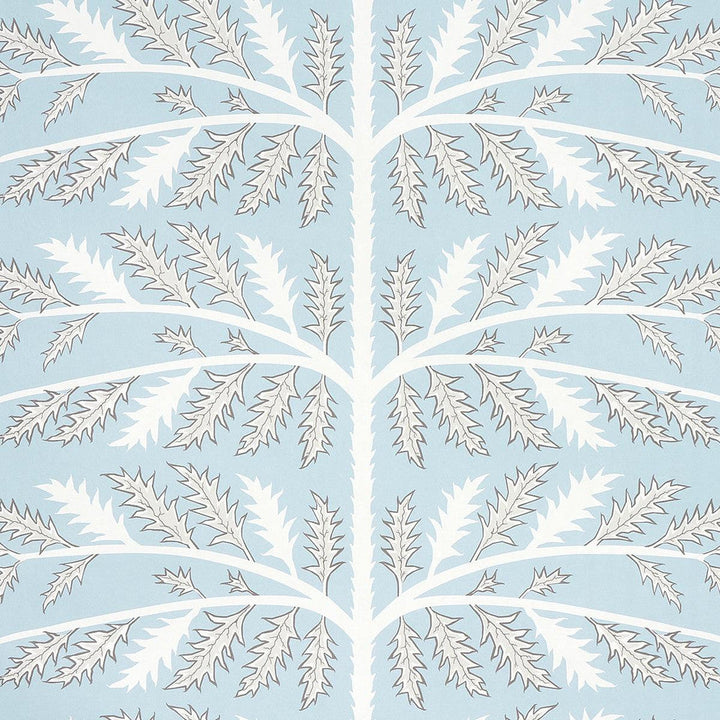 Thistle Mineral 5014950 by Schumacher Designer Wallpaper Neisha Crosland 27.0" - Swanky Fabrics -