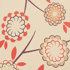 Schumacher Wallpaper Birdtree Cockatoo Red 5014990