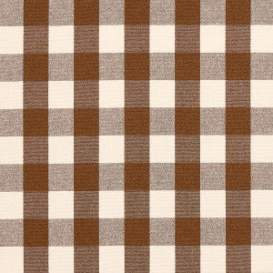 Schumacher Fabric Dutton Buffalo Check Coffee 82942