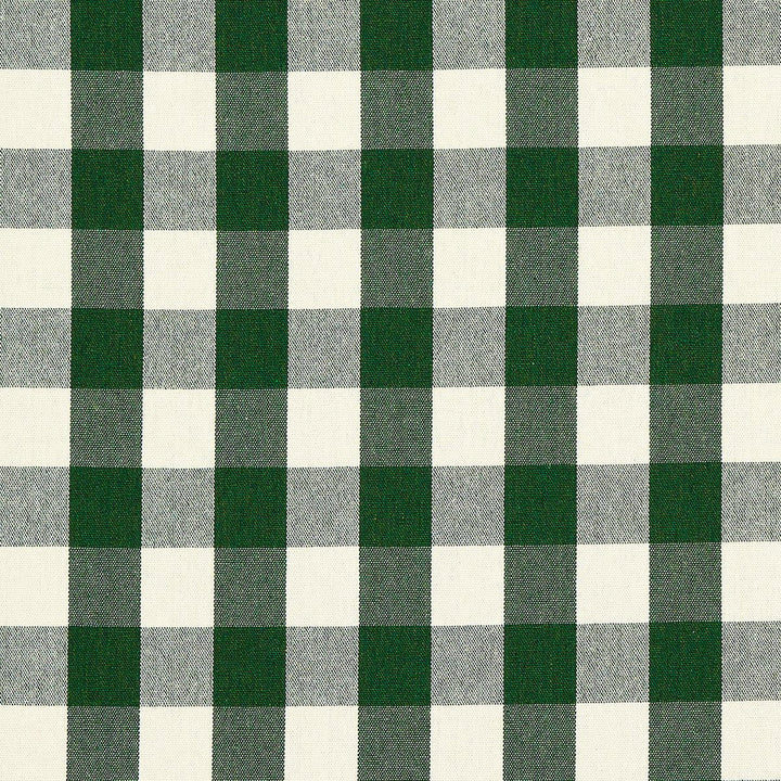 Dutton Buffalo Check Emerald 82941 by Schumacher Designer Fabric Luxe Lodge 27.5" - Swanky Fabrics -