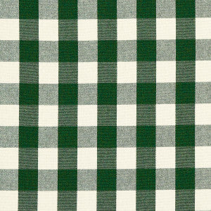 Schumacher Fabric Dutton Buffalo Check Emerald 82941