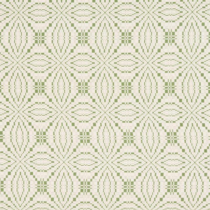 Francestown Coverlet Leaf 82910 by Schumacher Designer Fabric A Country Life 6.0" - Swanky Fabrics -