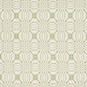 Schumacher Fabric Francestown Coverlet Leaf 82910