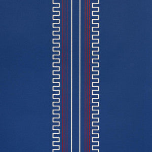 Schumacher Wallpaper Greco Stripe Navy 5015141