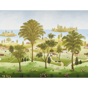 Schumacher Wallpaper Eaton'S Landscape Document 5014850