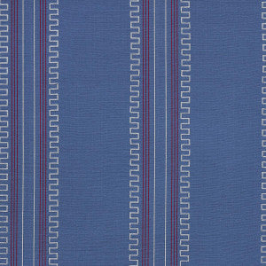 Schumacher Fabric Greco Stripe Navy 83231