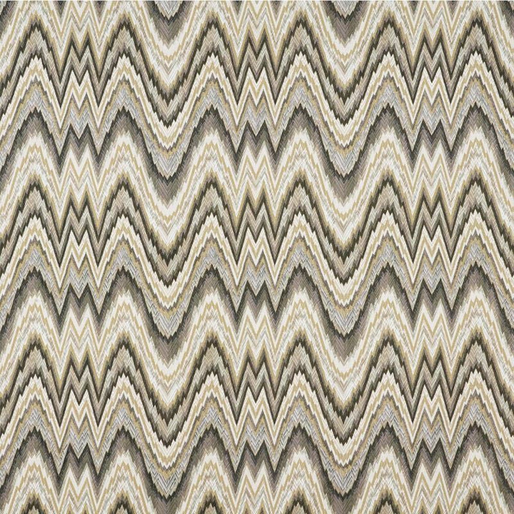Valkyrie Flame Stitch Shale 68941 by Schumacher Designer Fabric 125TH-ANNIVERSARY 100% Cotton Wyzenbeek 12,000 Horizontal: 13.5 and Vertical: 12.25 54 - Swanky Fabrics -