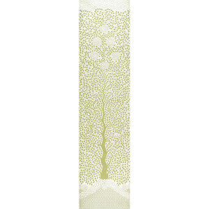 Schumacher Wallpaper Kayon Sisal Panel Soft Green 5013721