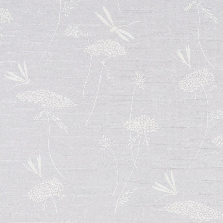 La Libellule Silk Moonstone 5015190 by Schumacher Designer Wallpaper Textured Wallcoverings & Printed Grasscloths 11.88" - Swanky Fabrics -