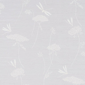 Schumacher Wallpaper La Libellule Silk Moonstone 5015190