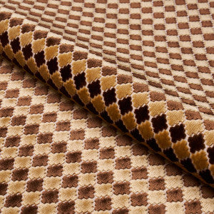 Schumacher Fabric Marrakesh Velvet Chocolate Brown 65646