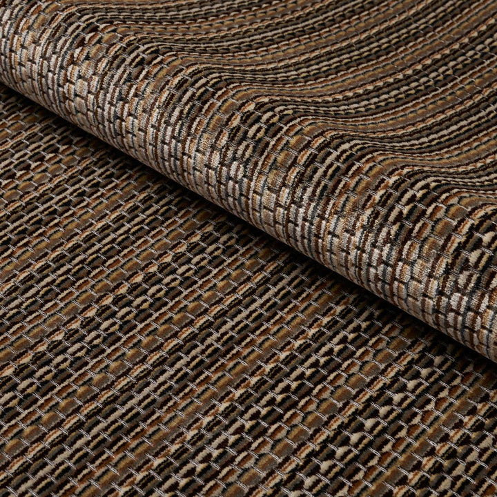 Downtown Velvet Sepia 66915 by Schumacher Designer Fabric Cut & Patterned Velvets 9.0" - Swanky Fabrics -