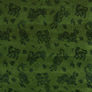 Schumacher Fabric Kinabalu Velvet Emerald 82171