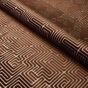 Schumacher Fabric Lisboa Velvet Bronze 72957