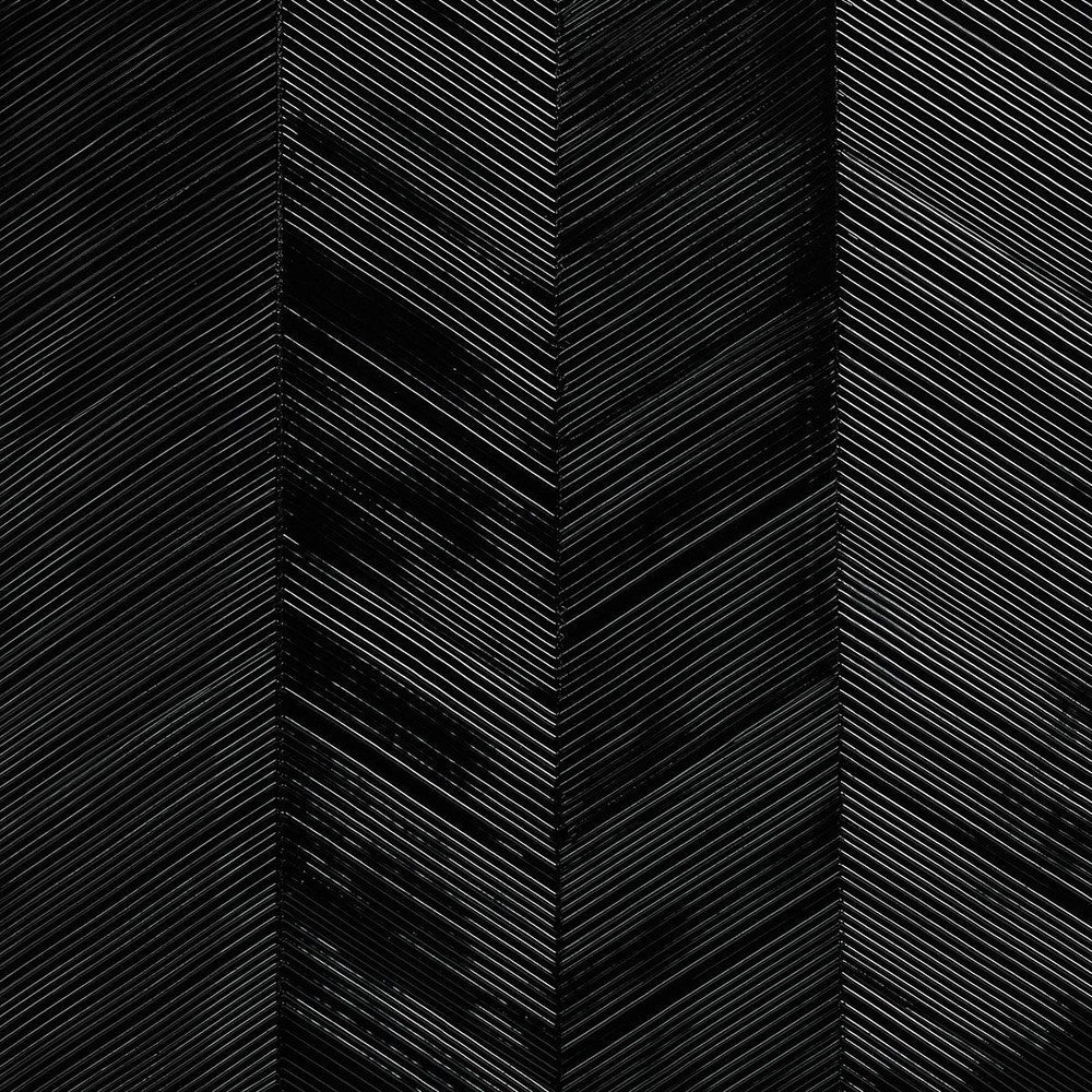 Chevron Texture Onyx 5005655 by Schumacher Designer Wallpaper Textured Wallcoverings & Printed Grasscloths 13.5" - Swanky Fabrics -