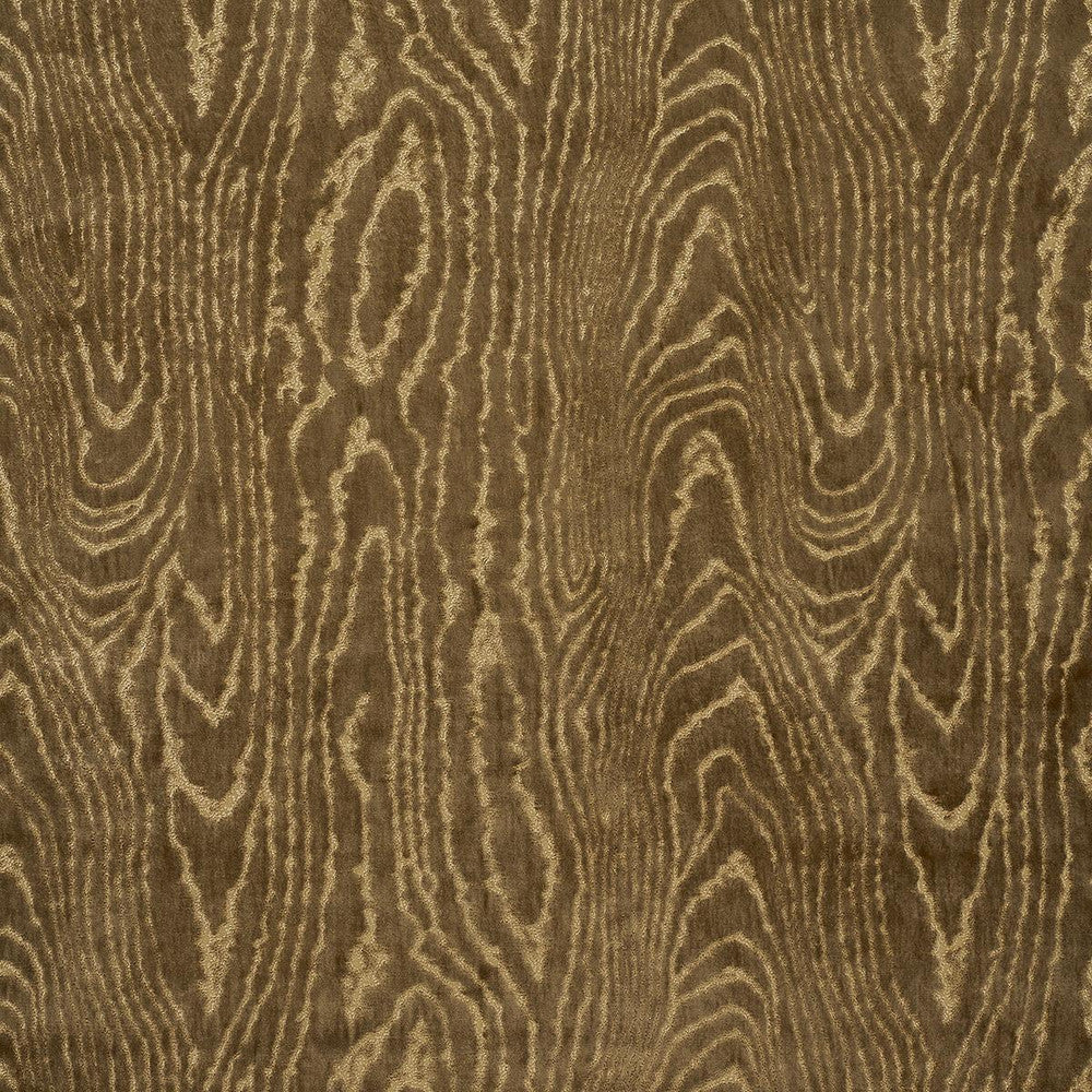 Marisa Moire Velvet Camel 82750 by Schumacher Designer Fabric Regine 27.38" - Swanky Fabrics -