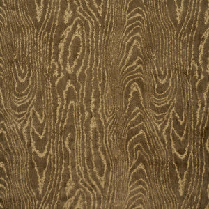 Schumacher Fabric Marisa Moire Velvet Camel 82750