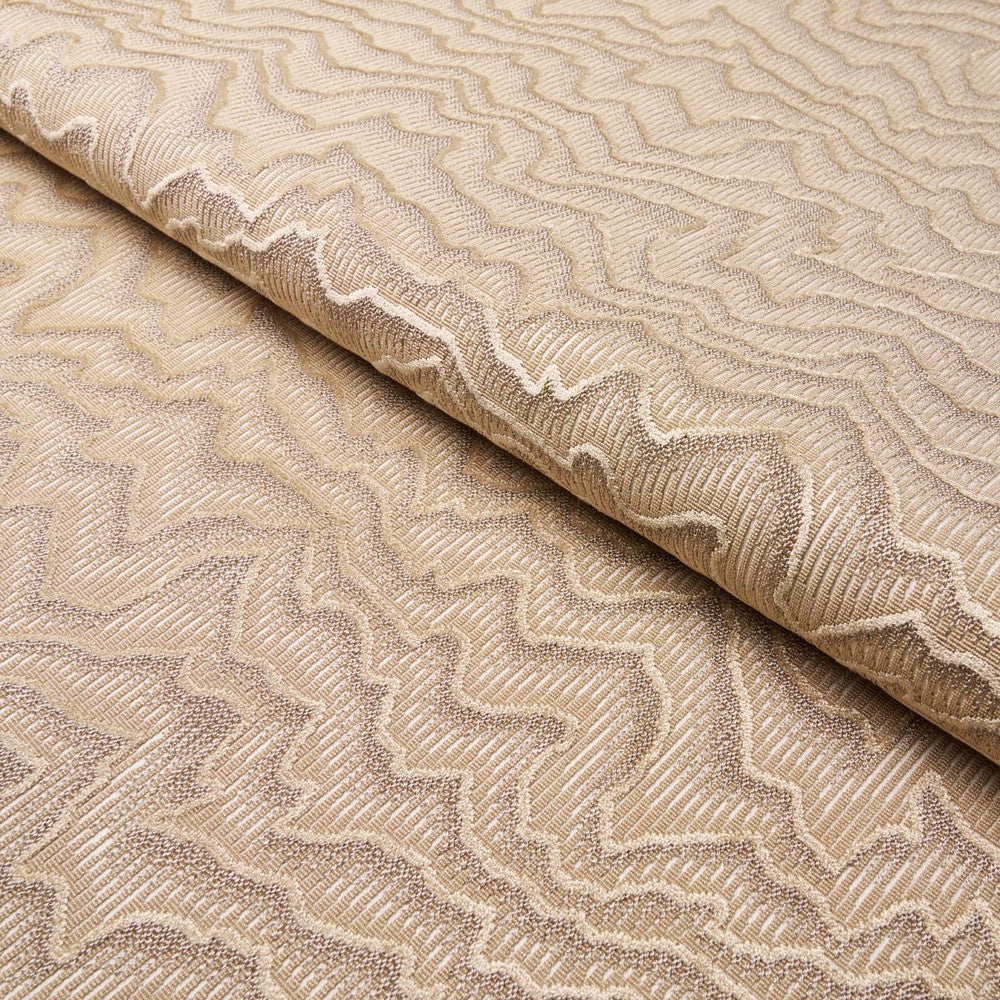 Zambezi Velvet Champagne 83021 by Schumacher Designer Fabric Cut & Patterned Velvets 13.25" - Swanky Fabrics -