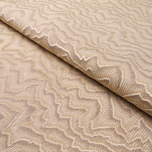 Schumacher Fabric Zambezi Velvet Champagne 83021