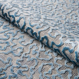 Schumacher Fabric Janis Velvet Moonstone 75223