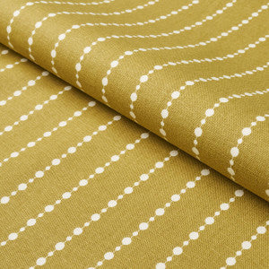 Schumacher Fabric Beaded Stripe Straw 181431