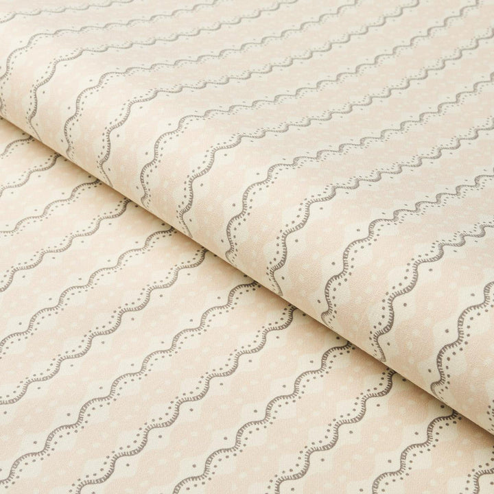 Centipede Stripe Angel Pink 181442 by Schumacher Designer Fabric Neisha Crosland 2.5" - Swanky Fabrics -