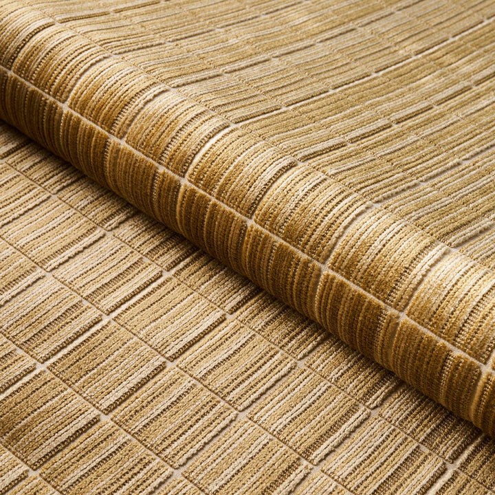 Corneille Velvet Copper 79632 by Schumacher Designer Fabric Cut & Patterned Velvets 6.88" - Swanky Fabrics -