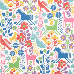 Schumacher Wallpaper Lupita Vibrant Multi 5013762